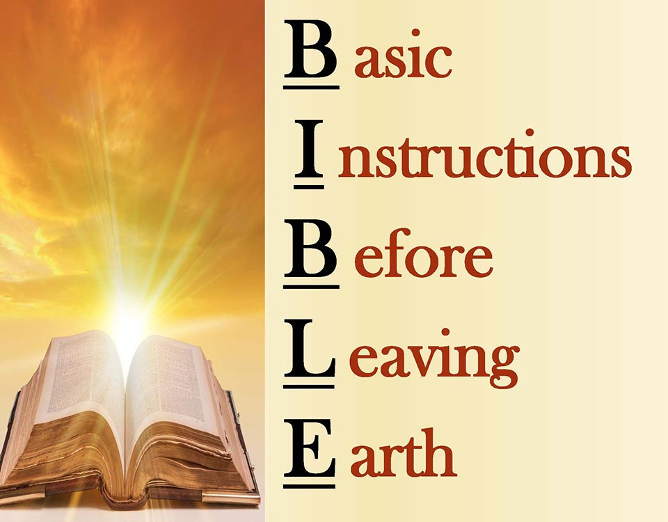 Basic Instructions Before Leaving Earth Bible IQ