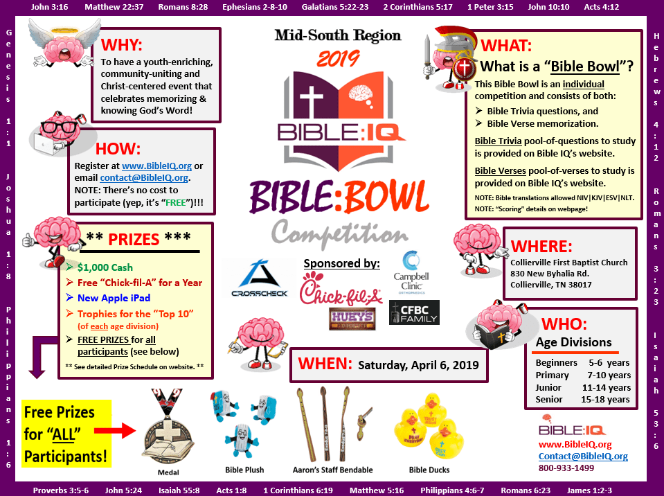 Bible Bowl Competition Bible IQ